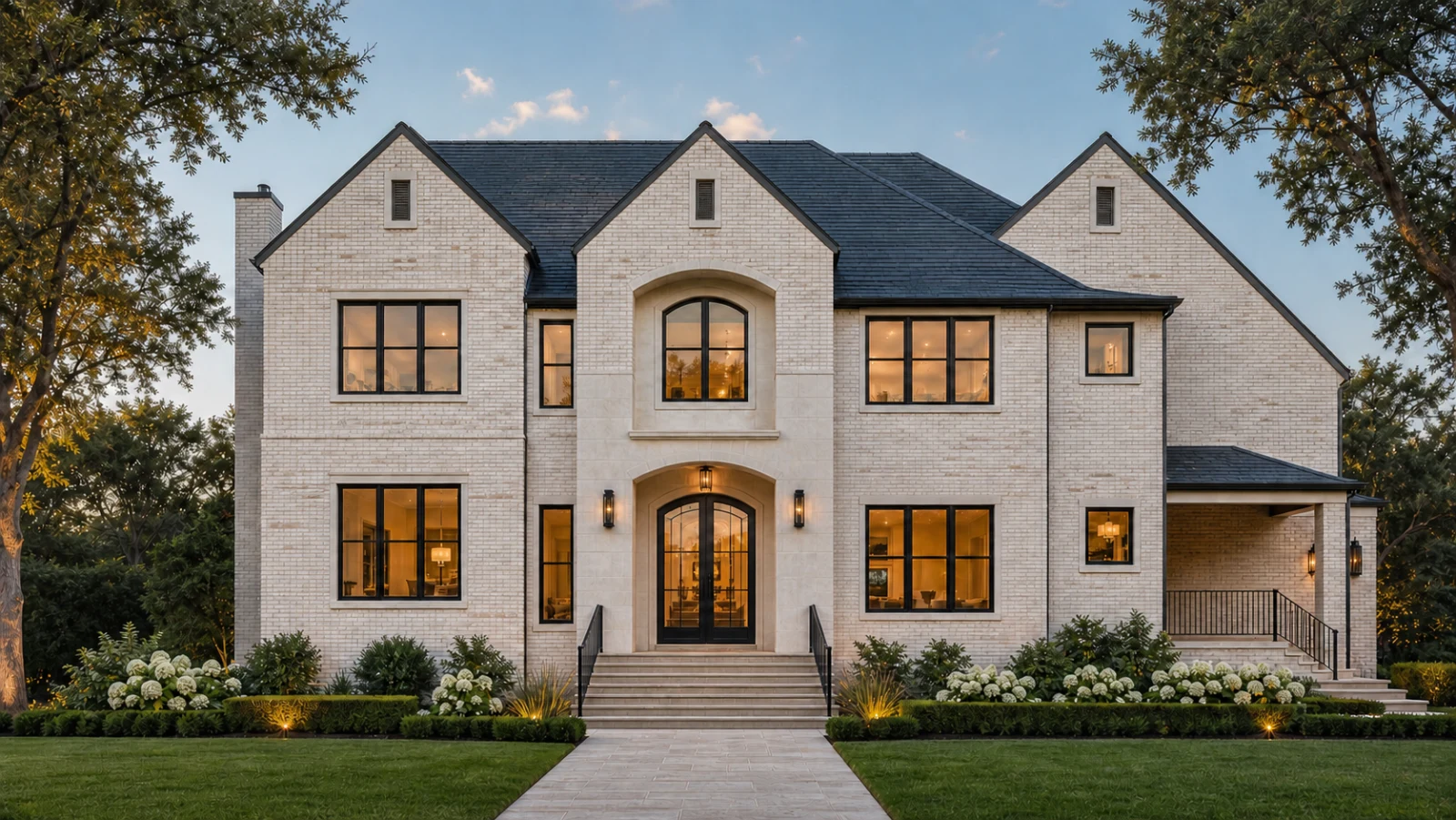Architectural visualization of the front elevation at 10 Legend Lane