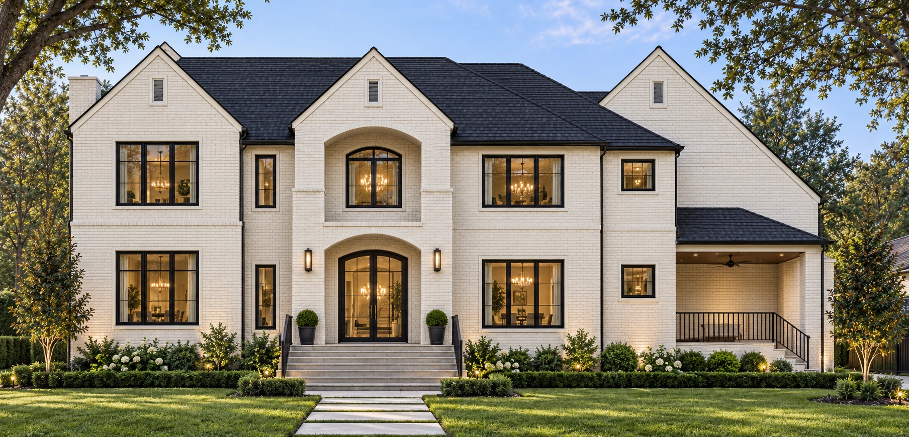 Architectural visualization of the upcoming 10 Legend Lane showcase residence in Memorial